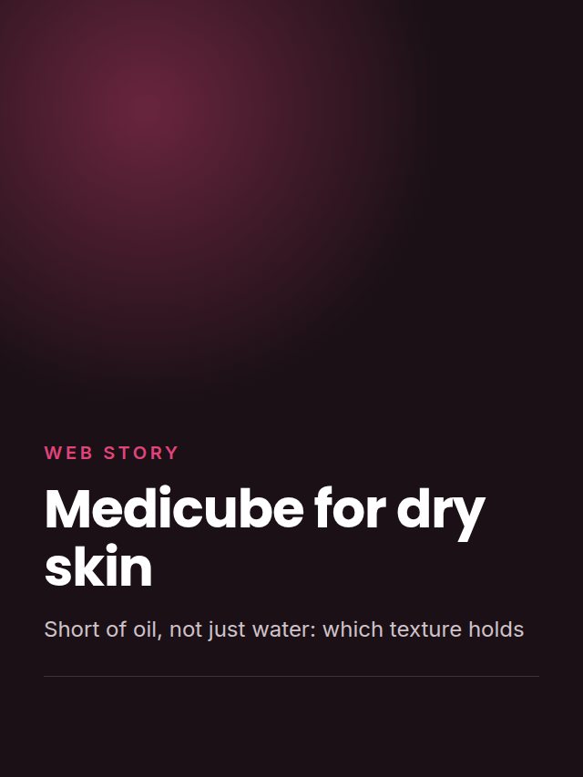 Medicube for dry skin