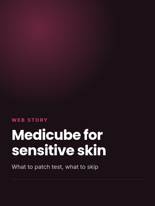 Medicube for sensitive skin