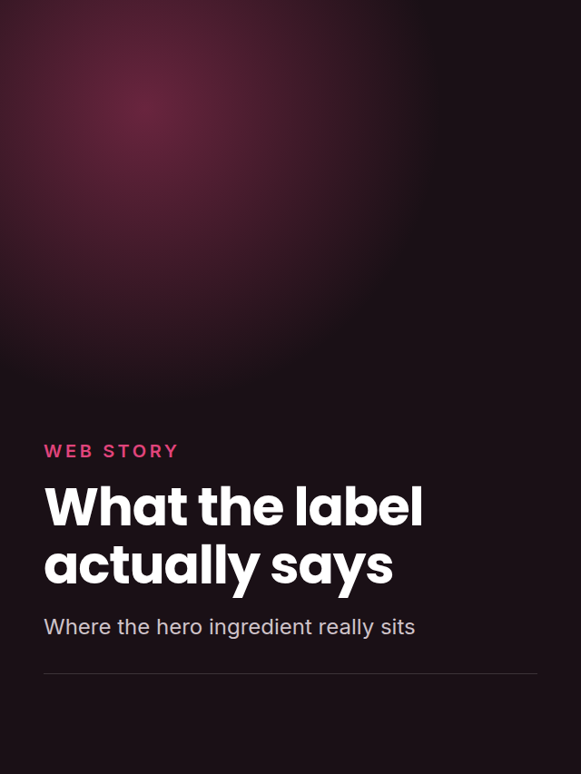 What a Medicube label actually says